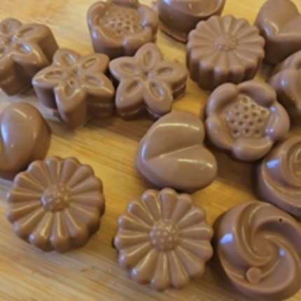 Mixed nuts and coconut chocolate