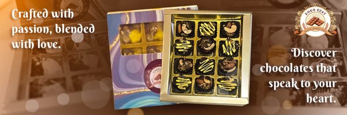 Dry Fruits Chocolate Celebration Box (12Pcs) - Image 2